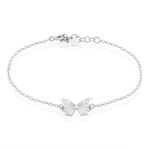 Bracelet Argent Blanc Liseron - Bracelets fantaisie Femme | Marc Orian