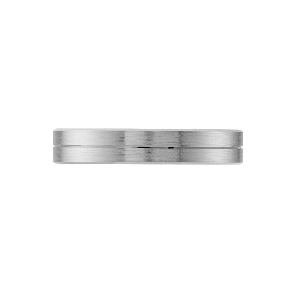 Alliance Roberto Ruban Plat Palladium Blanc - Alliances duo Famille | Marc Orian