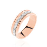 Alliance Raphie Ruban Plat Or Bicolore - Alliances personnalis&eacute;es Famille | Marc Orian