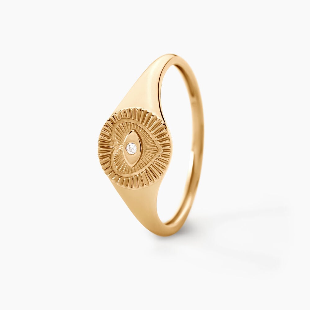 Chevali&egrave;re Damianus Or Jaune Diamant - Solitaires Femme | Marc Orian