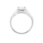 Bague Solitaire Wilona Argent Blanc Oxyde De Zirconium - Bijoux fantaisie Femme | Marc Orian