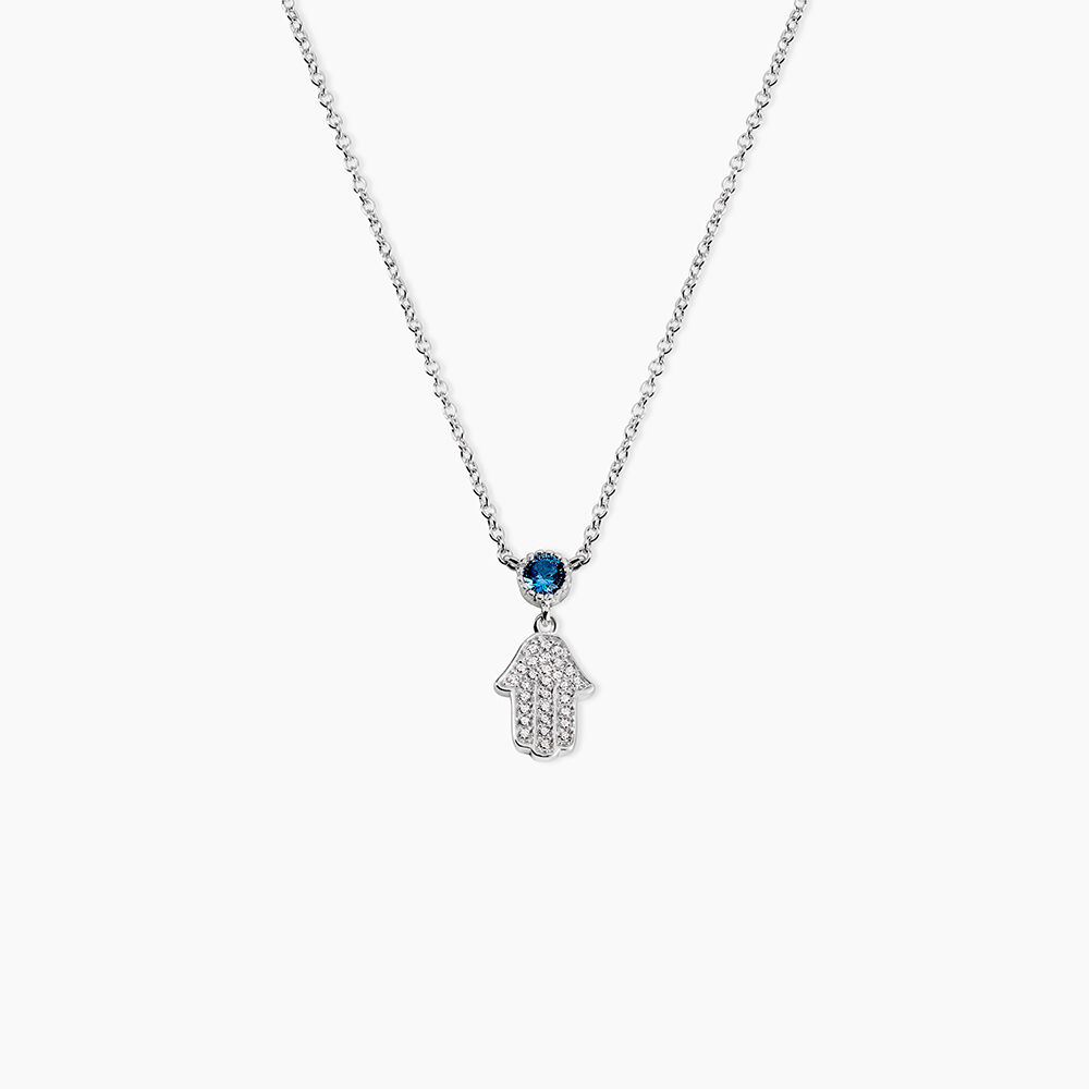 Collier Fidelma Argent Blanc Spinelle Oxyde De Zirconium - Colliers avec pierres Femme | Marc Orian