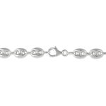 Collier Carrus Maille Grain De Cafe Argent Blanc - Chaines Homme | Marc Orian