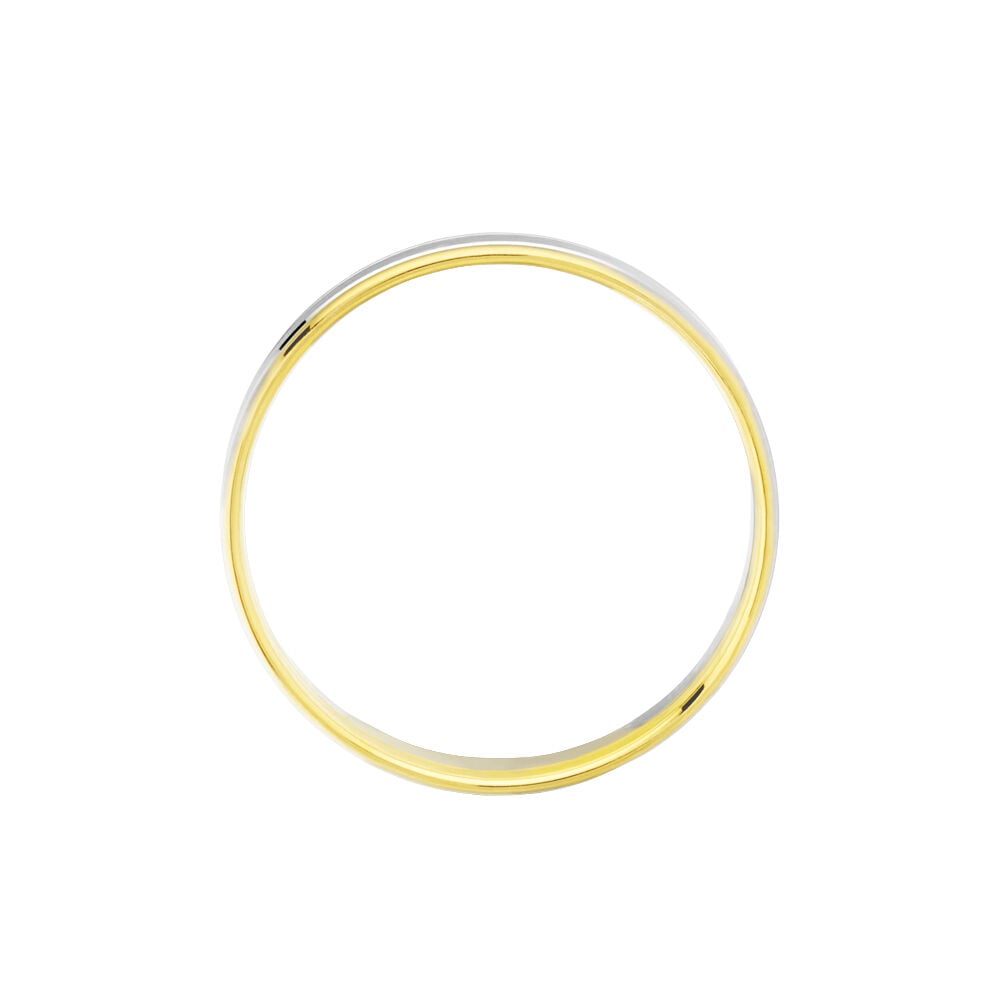 Alliance Juditha Ruban Plat Or Bicolore - Alliances duo Unisex | Marc Orian