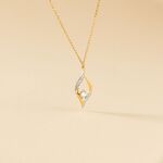 Collier Eye Or Jaune Oxyde De Zirconium - Colliers avec pierres Femme | Marc Orian
