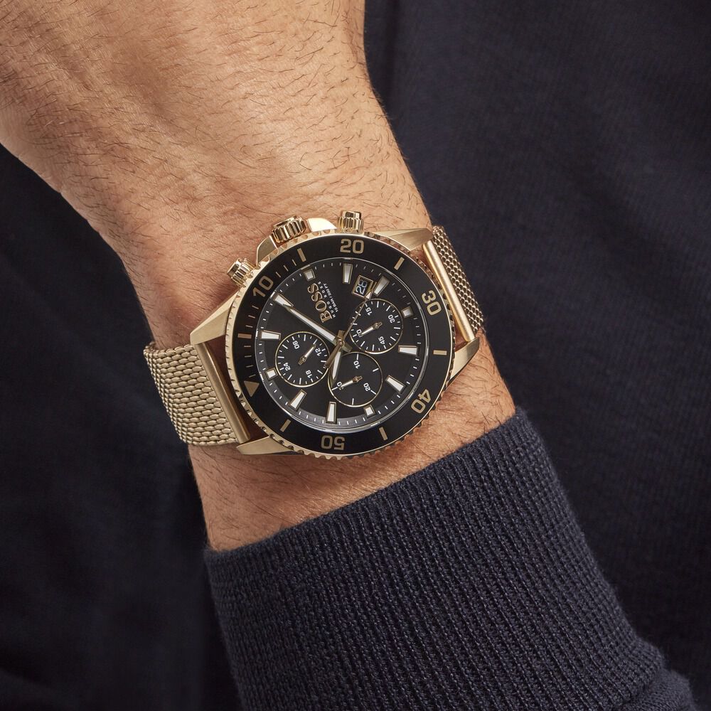 Montre Boss Admiral Noir HIMHJ1N2510 Marc Orian Bijouterie