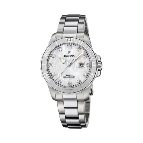 Montre Boyfriend Nacre Blanche - Montres Femme | Marc Orian
