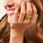 Bague Ecorsia Acier Jaune - Bijoux fantaisie Femme | Marc Orian