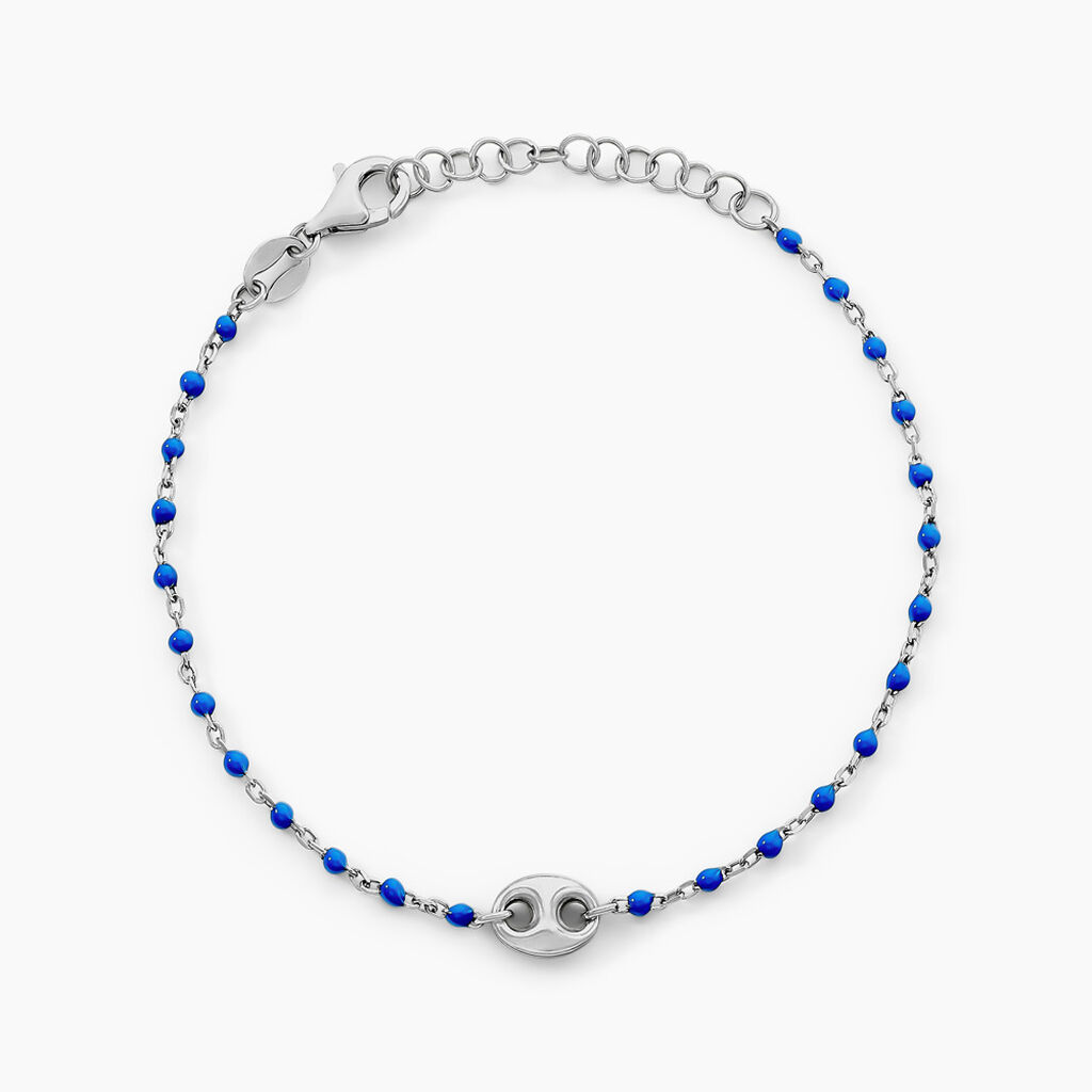 Bracelet Muguette Argent Blanc - Bracelets chaînes Femme | Marc Orian