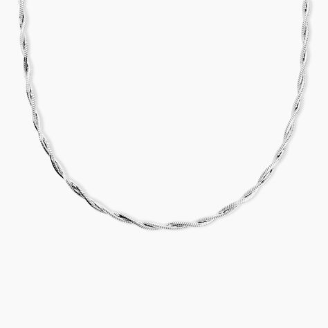Collier Ciel Argent Blanc - Chaines Femme | Marc Orian
