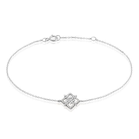 Bracelet Vasya Or Blanc Diamant - Bracelets cha&icirc;nes Femme | Marc Orian