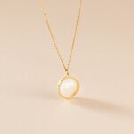 Collier Na&iuml;ade Or Jaune Nacre - Colliers avec pierres Femme | Marc Orian
