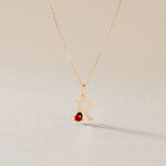 Pendentif Helidie Coccinelle Lettre Or Jaune - Pendentifs Enfant | Marc Orian