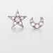 Boucles D'oreilles Puces Eden Or Blanc Oxyde De Zirconium - Puces Femme | Marc Orian
