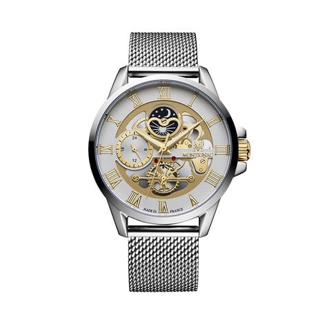 Montre Montignac Round Argent&eacute; - Montres &eacute;tanches Homme | Marc Orian