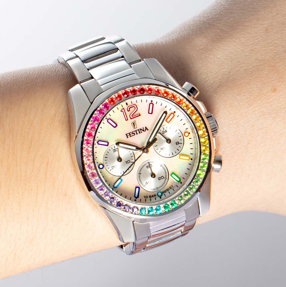 Montres Publicitaires Orangina Pour Homme Et Femme - Coffret D'origine, Cuir Marron