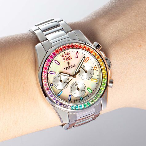 Montre Festina Boyfriend Collection Blanc - Montres Femme | Marc Orian