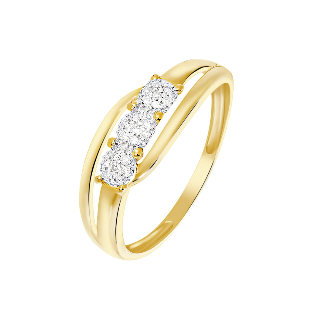 Bague Nolan Or Jaune Diamant - Parures de mariage Femme | Marc Orian