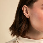 Boucles D'Oreilles Puces Belovia Or Jaune Topaze - Puces Femme | Marc Orian