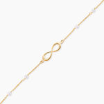 Bracelet Mierla Infini Or Jaune Perle De Culture - Bracelets cha&icirc;nes Femme | Marc Orian
