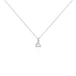 Boucles D'oreilles Puces Cubik Argent Blanc - Colliers fantaisie Femme | Marc Orian