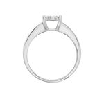 Bague Serena Or Blanc Diamant - Solitaires Femme | Marc Orian
