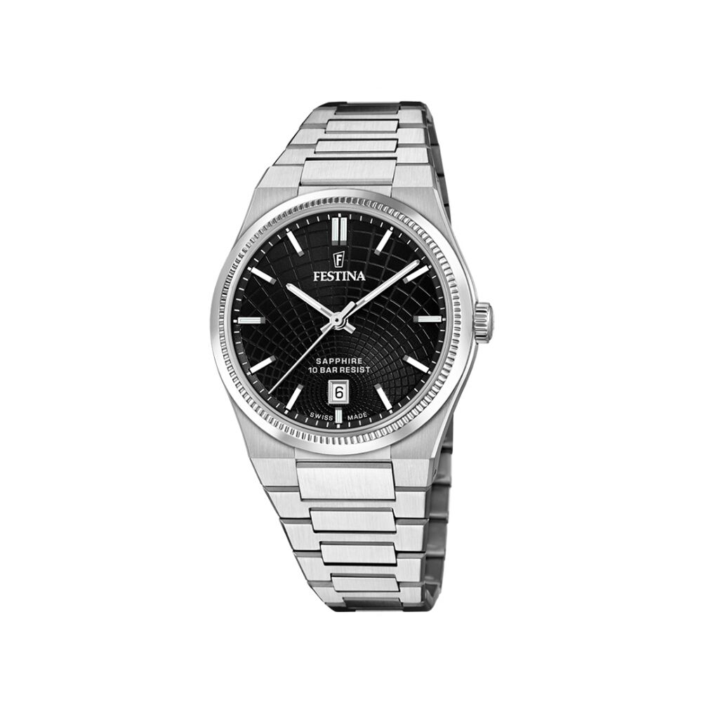 Montre Festina Swiss Made 40 Noir - Montres étanches Homme | Marc Orian