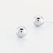 Boucles D'oreilles Puces Fidelia Boule Or Blanc - Puces Femme | Marc Orian