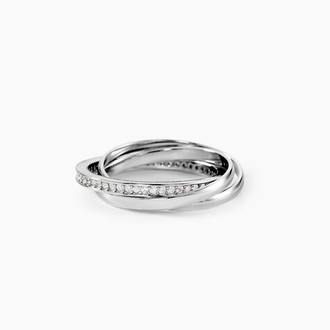 Bague Tahti Argent Blanc Oxyde De Zirconium - Bijoux fantaisie Femme | Marc Orian