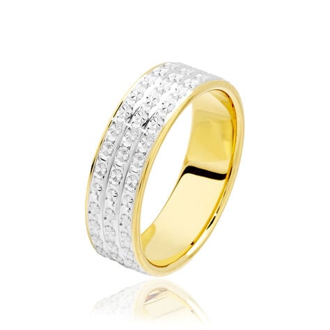 Alliance Shalea Ruban Plat Or Bicolore - Alliances duo Unisex | Marc Orian