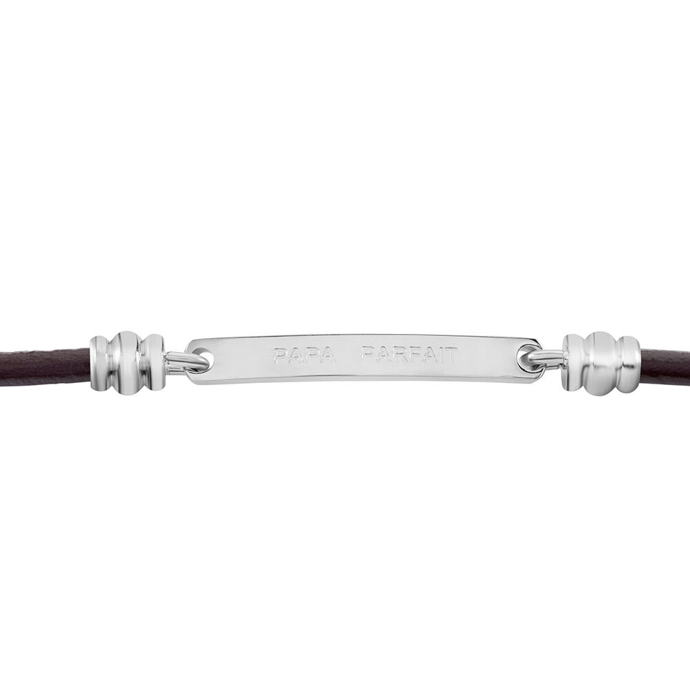 Bracelet Acier Blanc Gaspard - Bracelets cuir Homme | Marc Orian