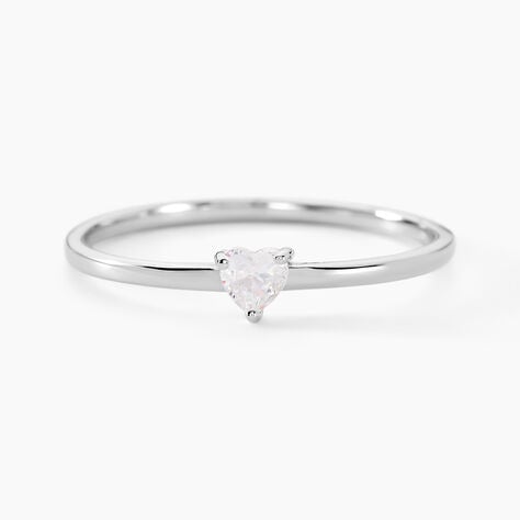 Bague Solitaire 1er Solitaire Argent Blanc Oxyde De Zirconium - Bijoux fantaisie Femme | Marc Orian