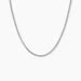 Collier Maille Piato Argent Blanc - Chaines Famille | Marc Orian