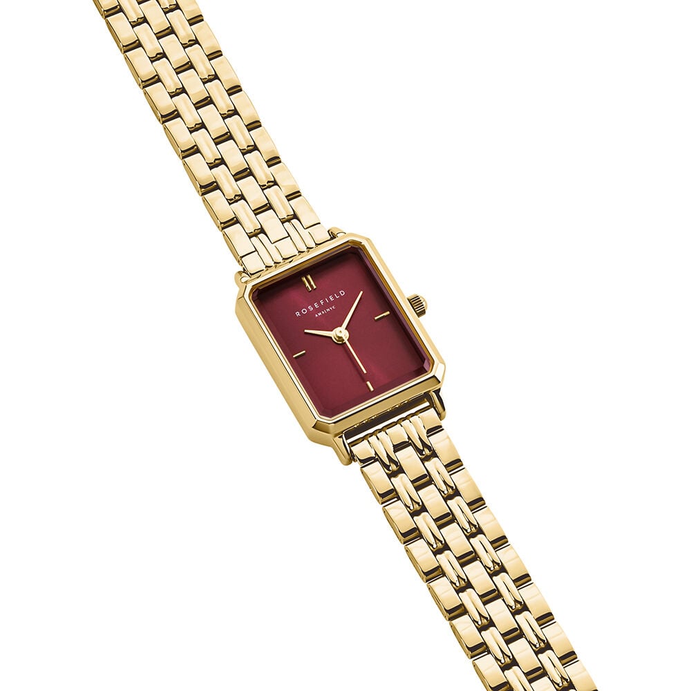 Montre Rosefield Octagon Xs Bordeaux - Montres &eacute;tanches Femme | Marc Orian