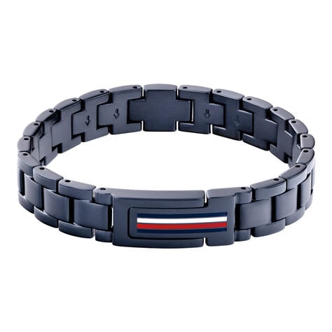 Bracelet Tommy Hilfiger Mason Acier Bleu - Bracelets chaînes Homme | Marc Orian