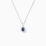 Pendentif Vladimir Or Blanc Saphir Diamants - Pendentifs Femme | Marc Orian