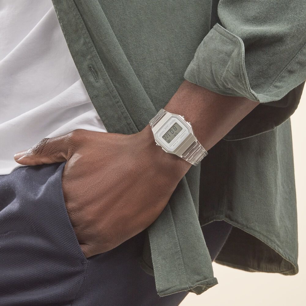 Montre Casio Collection Vintage Edgy Blanc - Montres étanches Unisex | Marc Orian