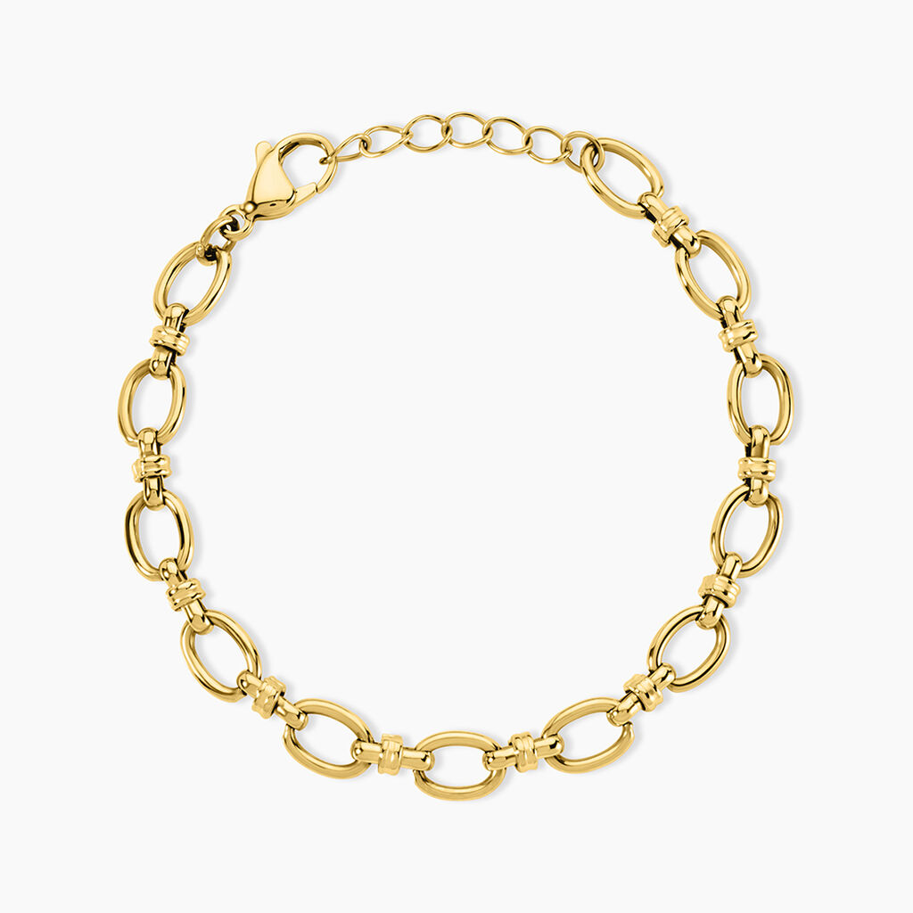 Bracelet Audette Acier Jaune - Bracelets cha&icirc;nes Femme | Marc Orian