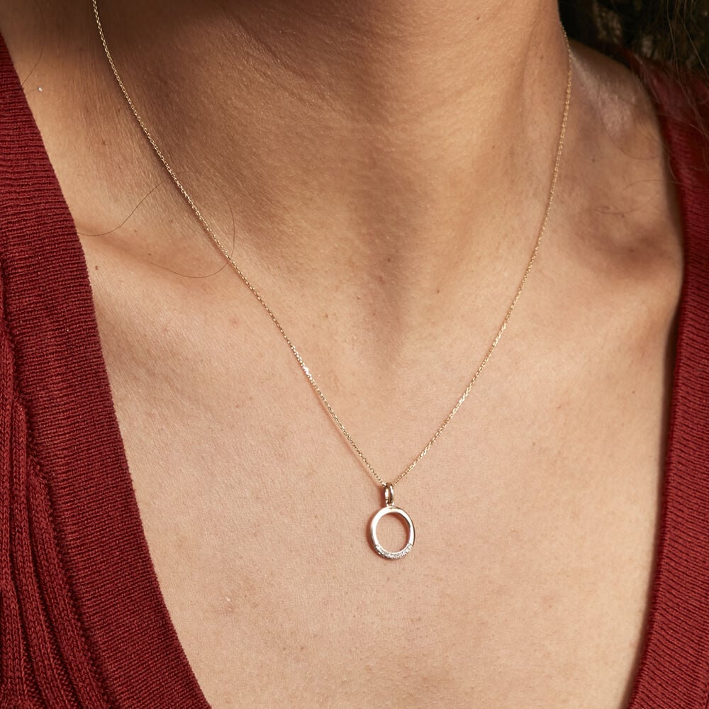 Collier Or Jaune Vahina Diamants - Colliers avec pierres Femme | Marc Orian