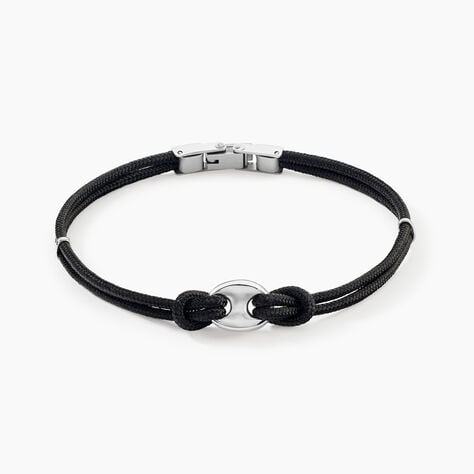 Bracelet Fabrice Acier Blanc - Bracelets cordons Homme | Marc Orian