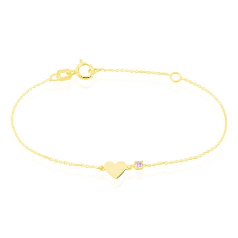 Bracelet Or Jaune Marie Lou Oxyde De Zirconium - Bracelets chaînes Enfant | Marc Orian