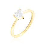 Bague Solitaire Or Jaune Idelle Oxyde De Zirconium - Solitaires Femme | Marc Orian