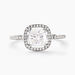 Bague Adrienne Or Blanc Oxyde De Zirconium - Bagues Solitaire Femme | Marc Orian
