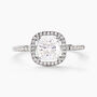 Bague Adrienne Or Blanc Oxyde De Zirconium