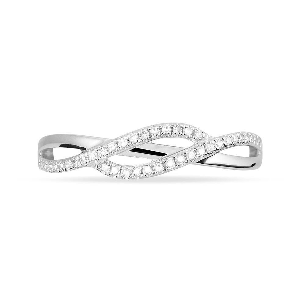 Bague Charlye Or Blanc Diamant - Bagues pierres précieuses Femme | Marc Orian