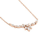 Collier Davena Argent Rose Oxyde De Zirconium - Colliers avec pierres Femme | Marc Orian