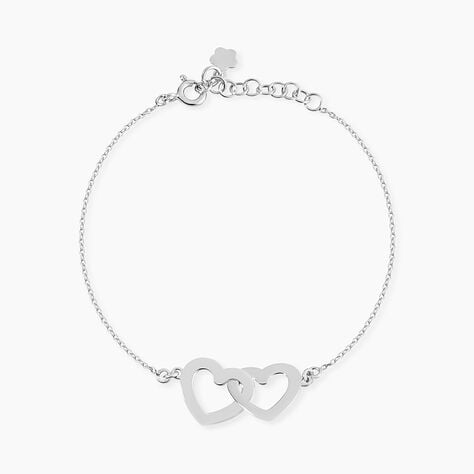 Bracelet Aalia Argent Blanc - Bracelets Anneaux Entrelaces Femme | Marc Orian