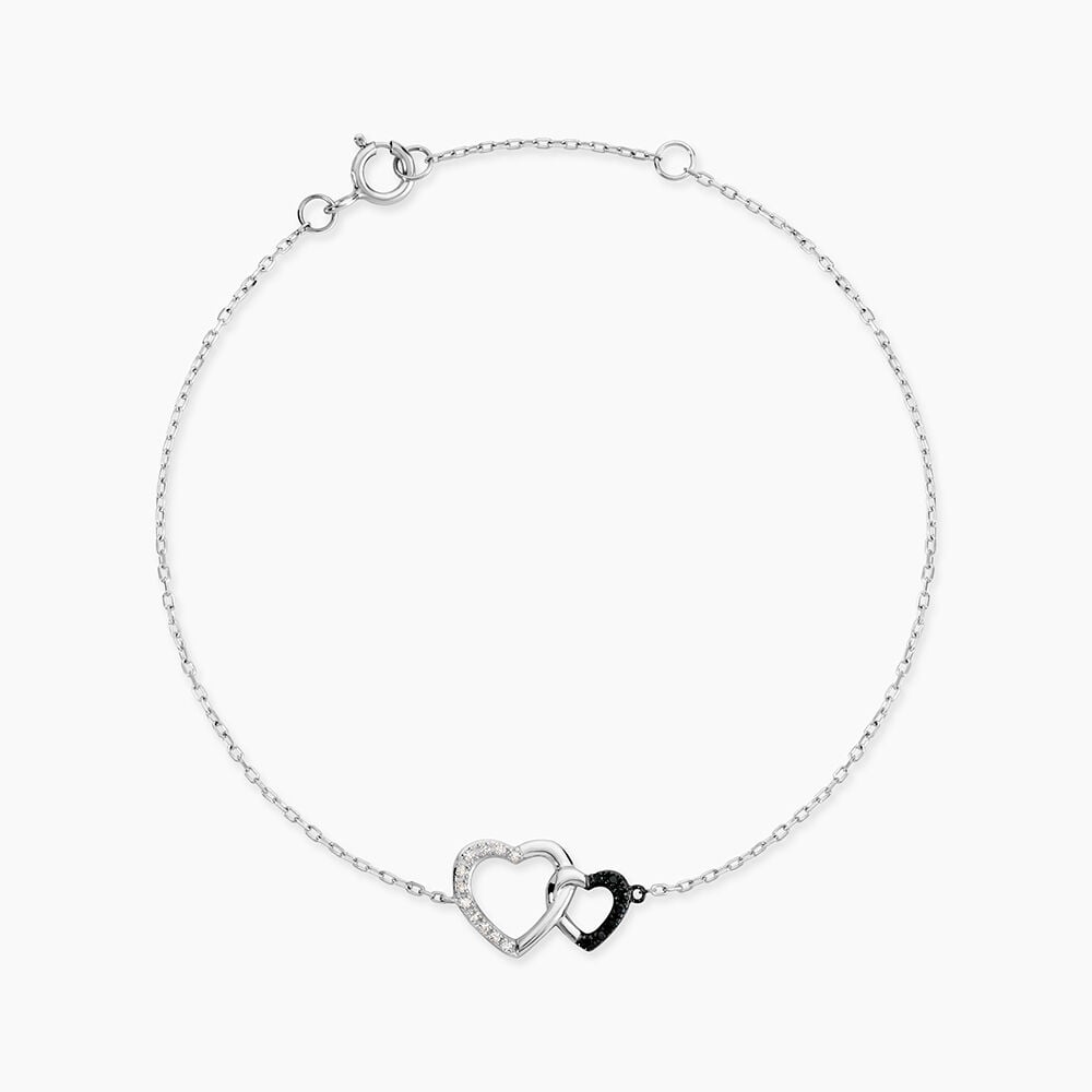 Bracelet Silana Or Blanc Diamant - Bracelets cha&icirc;nes Femme | Marc Orian