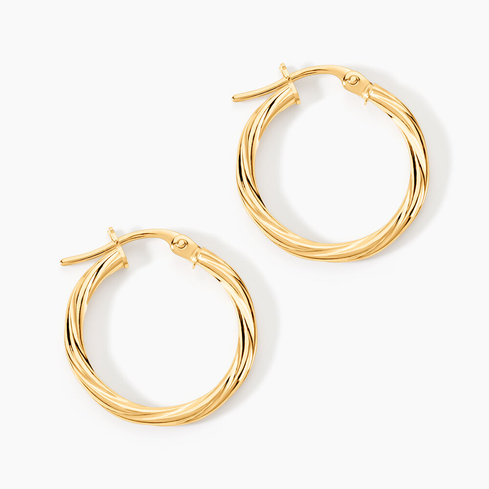 Cr&eacute;oles Youri Or Jaune - Cr&eacute;oles Femme | Marc Orian