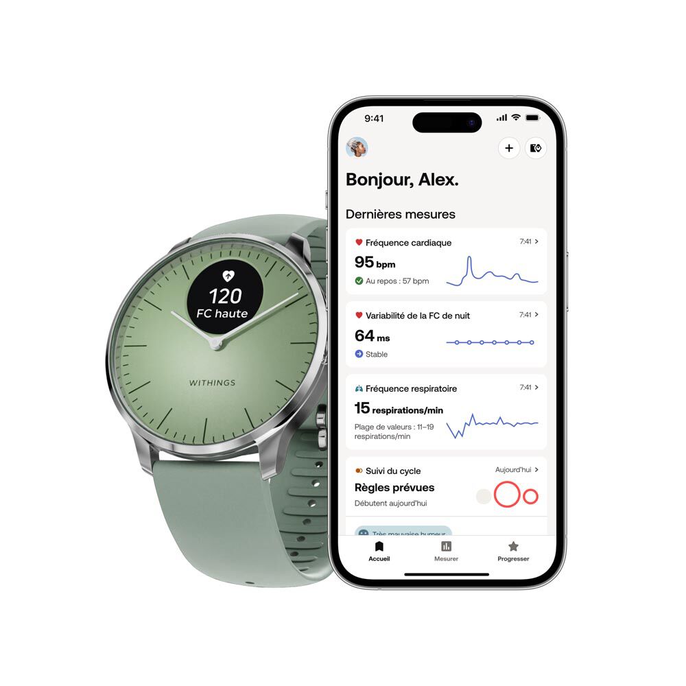 Montre Connectée Withings Scanwatch Light - Montres connectées Femme | Marc Orian